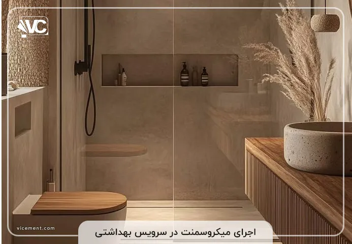 دیوار پوش سرویس بهداشتی